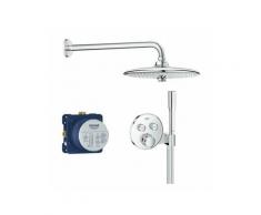 UP-Duschsys. GrohthermSmartControlrunde Form 34744 mit THM/KB/HB chrom - Grohe