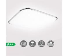 Hengda - Led Deckenleuchte 24W Deckenlampe Bad Lampen für Badezimmer, Wohnzimmer, Schlafzimmer,