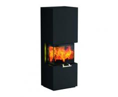 Kaminofen OSORNO S 5,7 kW Ofen Kamin Holzofen Bausatz 'Stahl/Schwarz' - Olsberg