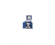 QUIPO Computerschrank - HxBxT 1600 x 800 x 695 mm - mit breitem Auszug