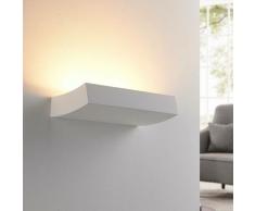 Lindby - LED-Wandfluter Dana aus Gips - weiß