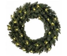Star LED-Tannenkranz'Calgary', beleuchtet, 30 warmweiß Pisello led outdoor, Trafo Karton,