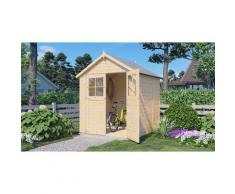 Gerätehaus Osterbek mit Fußboden Gartenhaus aus Holz 19 mm Wandstärke fsc zertifiziert