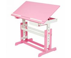 Kinderschreibtisch - Computertisch, Bürotisch - pink