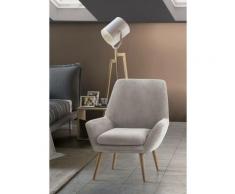 Talamo Italia - Salina Design-Sessel, Moderner Relax-Sessel, Made in Italy, aus gepolstertem Stoff,