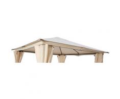 Ersatzdach für Pavillon VENEZIA, Polyester PVC-beschichtet écru - ecru