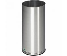 Schirmständer, Höhe 610 mm - Edelstahl, gebürstet - Vollblech Regenschirmständer