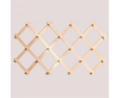SKLUM Wandgarderobe aus Holz Ixi Doble Kiefernholz - Braun Natur