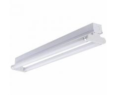 IBV 310218-118 Wannenleuchte Deckenleuchte Büroleuchte 2x18W T8 Weiß inkl. Leuchtmittel