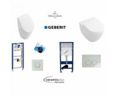 Villeroy & Boch Subway Urinal mit Wand-WC, CeramicPlus Geberit