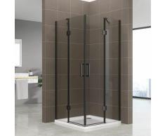 Duschkabine Celine mit Eckeinstieg Eckduschkabine aus durchsichtigem esg Sicherheitsglas 190 cm