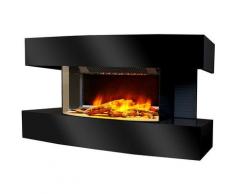 Chemin'arte - 2000w schwarzer elektrischer Kamin - lounge medium noir