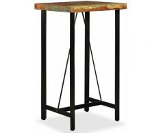 Asupermall - Bartisch Altholz Massiv 60 x 60 x 107 cm