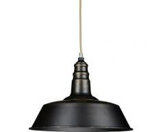 Industrie Deckenlampe / Deckenleuchte schwarz - Fabrik-Lampe Industrielampe im Vintage Retro Look