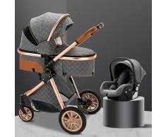 3 in 1 Kinderwagen Sets, Kombi-Kinderwagen incl. Babywanne Buggy