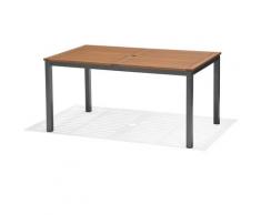 Chillvert - Gartentisch Ibis Holz Und Aluminium 150x90x74 cm