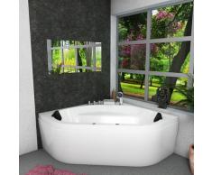 Whirlpool Pool Badewanne Eckwanne Wanne W20H-TH 140x140cm passive Schlauch-Reinigung