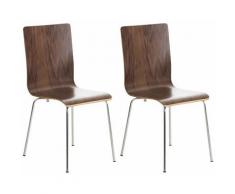 2er Set Besucherstuhl Pepe-walnuss