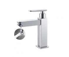 Aihom - Kaltwasserhahn Chrom Einwegventil Waschtischarmatur Waschbecken Gäste WC für Bad