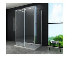 U-Duschkabine VANO 100 x 80 x 200 cm inkl. Duschtasse