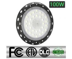 100W LED UFO Industrielampe 6000-6500K Hallenstrahler led Aluminiumgehäuse Hallenleuchte