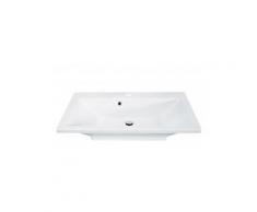 DOMINO Waschbecken 80 cm aus Gussmarmor-'86290' - Fackelmann
