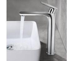 Hohe Badarmatur Waschtischarmatur Wasserhahn Bad Mischbatterie Armatur Einhebelmischer Waschtisch