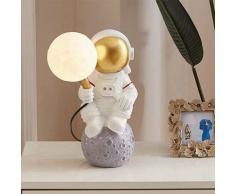 Kinder Wandleuchte mit Schalter und Steckdose, moderne Astronaut Wandleuchte für Kinderzimmer mit