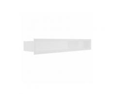Luftleiste Luft-Schlitz mit Hinterblende Weiss Ofen Kaminofen Kamin Heizeinsatz 9x20w