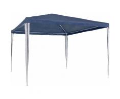 Garten Pavillon 3x3m - Partyzelt, Anbaupavillon, Festzelt - blau