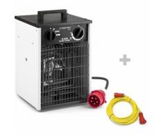 Trotec Elektroheizer TDS 30 + Profi-Verlängerungskabel 20 m / 400 V / 2,5 mm² (CEE 16 A)