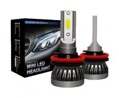 Thsinde - H7 LED-Lampen 6000LM, Autoscheinwerfer, 36W sehr leistungsstark, 12V, 6000K weiß