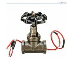 3/4 Zoll Absperrventil Lichtschalter mit Draht Vintage Steampunk Industrielampe Loft Stil