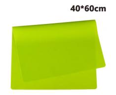 Antihafte Rutschfeste Backmatte Silikon Groß 60*40cm Ausrollmatte Teigmatte Silikonmatte Backfolie