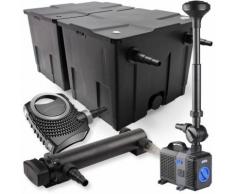 SunSun 2-Kammer Filter Set 60000l 36W UVC Teich Klärer NEO8000 70W Pumpe Springbrunnen