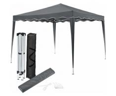 Juskys - Faltpavillon Vivara 3x3 m – Pop-up Pavillon höhenverstellbar, UV50+ & wasserabweisend –