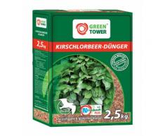 Greentower Kirschlorbeer-Dünger mit Guano 2,5kg Buchsbaumdünger Spezialdünger