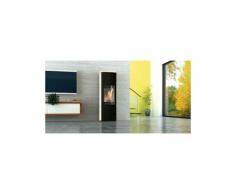 Kaminofen wasserführend Nevado Aqua Compact 8 kW Ofen Holzofen Stahl/Schwraz/Keramik Ahorn - Olsberg