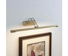 Lindby - LED-Bilderleuchte Mailine mit Schalter, altmessing - altmessing