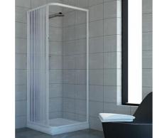 Duschkabine in pvc h 185 cm Mod. Acquario 70x90 seitliche Öffnung