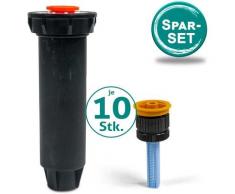 SET> 10x Rain Bird Versenkregner Typ 1804 inkl. Düsen Typ 4-VAN