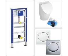 Bäder Boutique - Villeroy & Boch O.Novo Urinal Set Geberit mit CeramicPlus in chrom