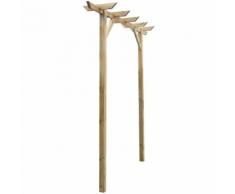 Gartenlaube 200 x 40 x 205 cm Holz