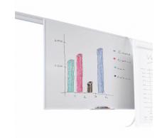 Magnettafel für Doppel-Schienensystem - Höhe 900 mm - BxH 600 x 900 mm