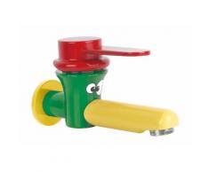 Idral wandmontierte Waschtischarmatur serie KIDS | Gelb-Grün-Rot