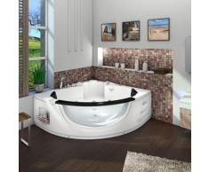 Whirlpool Pool Badewanne Eckwanne Wanne A1506N-ALL 152x152cm Reinigungsfunktion -13831- mit Radio