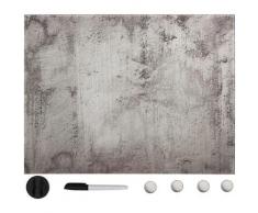 Magnettafel Wandmontage Glas 80 x 60 cm