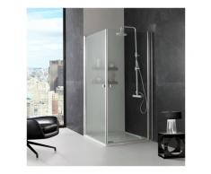 ECKDUSCHE MIT ZWEI ANSCHLAGTÜREN 70 × 70
