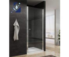 AQUABATOS® 75 x 195 cm Drehtür Pendeltür Duschtür Nischentür Duschkabine Nische Schwingtür