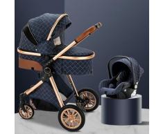 3 in 1 Kinderwagen Sets, Kombi-Kinderwagen incl. Babywanne Buggy
